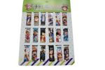 2x Novelty Anime One Piece Zoro Luffy Magnetic Bookmark Page Markers Free UK P&P