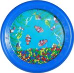 Baby Tambourine Ocean Drum Musical Toys Kids Hand Small, Blue 