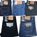 Levis® 501 Mens Denim Jeans Original Fit bottoms Straight Leg Pants Jean NEW
