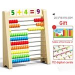 Wooden Abacus Child Math Educational Learning Kid Toy Calculat Bead Counting