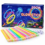 100 Glow Sticks Pack Glow in the Dark Party Supplies Glowsticks Easter Kids Toy