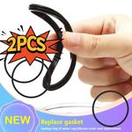 2PCS Rubber Lid Seals Replacement for Contigo Byron Travel Mug Black