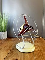MID CENTURY 50'S PIFCO 1053 BAKELITE & CHROME VINTAGE DESK FAN WORKING PROP 60'S