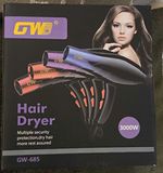 GWD Standard Hair Dryer 3000W Electric Black Unisex Adults Model GW-685 MPN