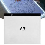 A3 LED Drawing Tracing Light Box Portable Pad for Diamond Painting Projects