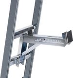1 Pair Two Rung Short Body Ladder Jack Scaffolding Tool Simple Installation for