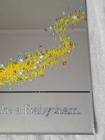 Retro Vintage Nothing Sparkles Like A Babycham Mirror Lightly Marked Small Chip