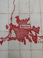 ZZ) 1944 North Germany Berlin Hamburg Denmark Copenhagen RAF Plotting Chart Map