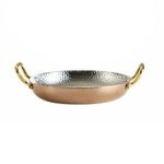 Hammered Stainless Steel Pan Three-Layer Cookware Food Grade for Home Cooks