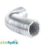 Aluminium Ducting 10 Inch 250mm 5M Meters Flexible Foil Ventilation Hydroponics
