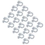 Galvanised Bow Shackle 20 Pack Safety Pin 5/16in (8mm) 0.75T to US Fed Spec