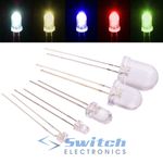 Constant Flashing Flickering LED Diode 1.8mm 3mm 5mm 8mm 10mm Clear Lens