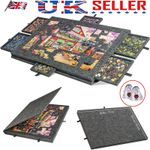 1000pcs Puzzle Board w/6 Drawers Cover Tilting Portable Lightweight Felt Jigsaw*
