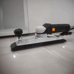 220V Electric Orbital Long Bed Sander 70mmx400mm 5mm Orbit Flat Sanding Machine