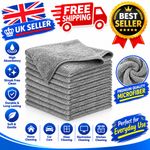 20x SOFT MICROFIBRE CLEANING AUTO CAR DETAILING SOFT CLOTHS WASH TOWEL DUSTER UK