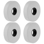 4 Pack Flagging Tape 4/5"x196' PE Non-Adhesive Neon Marking Tape White