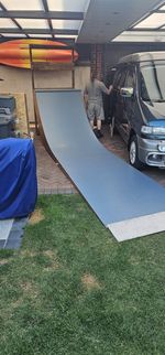 Wooden Skate Ramp with lead on Ramp (wolverhampton)