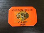 (Rare) Curzon House Club London Plaque Value £50 #0066