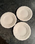 1940'S ROYAL CROWN DERBY BONE CHINA "SURREY WHITE" SIDE PLATE GREAT CONDITION. 