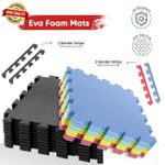 EVA  Interlocking Mat Soft Foam Adults Baby Play Jigsaw Mats Kids Flooring Tiles
