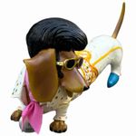 Westland Hot Diggity Dachshund Figurine The King Weiner Dog Elvis Presley 16506