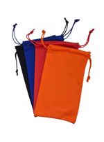 4* Premium Microfibre Glasses Pouch Sunglasses Soft Case Cloth Bag