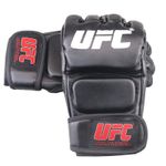 1Pair UFC MMA Fight Gloves  PAIR Boxing Muay Thai Leather-Great For Autographs