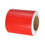 Reflective Tape, 1Roll 82 Ftx6-Inch Safety Tape, Red