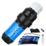 Sawyer Products SP129 Squeeze Water Filtration System w/Two 32-Oz Squeeze