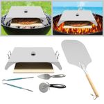 Stainless Steel Outdoor Pizza Oven Wood Fired Charcoal Pizza Oven & Pizza Peel