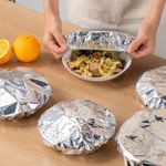 100X Repeatable Aluminum Foil Film Insulation Cover,Table Food Insulation Cover