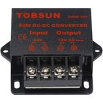 24V To 12V 5A 60W Step Down DC DC Converter Voltage Reducer Regulator WaterProof