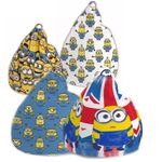 Children Kids DESPICABLE ME 3ft Bean Bag Filled Chair Seat Bedroom Play TV Room