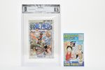 ALTERED BGS 8.5 - One Piece Volume 5 - 1st Print Manga. Includes comic news.