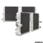 40mm ALUMINIUM RACE RADIATOR KIT FOR PORSCHE 911 997 BOXSTER 987 2.7 3.2 3.6 3.8