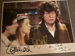 Doctor Who Picture Signed By Tom Baker And Lala Ward