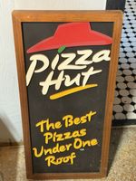 Vintage Pizza Hut Restaurant Kitchen Diner Advertising Sign