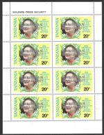 Tanzania 1985 20s Queen Mother Caribbean Royal Visit, MNH M/S Sheetlet #M2032