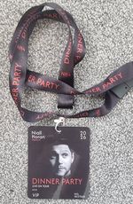 NIALL HORAN DINNER PARTY LIVE ON TOUR VIP LANYARD 02 ARENA LONDOND.2026