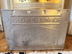 Vintage Aluminium Property Walls Ice Cream Crate Box Planter Kitchenalia Display