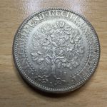 German Weimar Republic 5 Mark silver coin, mint Mark A. Dated 1931.Nice grade. 