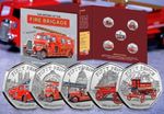 2024 50p Coin set The History of the Fire Brigade 50p Artist’s Edition Set Rare