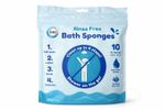Rinse Free Bath Sponges 10 Pack XL No Rinse Body Wash Travel Care