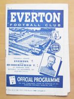 EVERTON v HUDDERSFIELD TOWN 1947/1948 *Good Condition Football Programme*