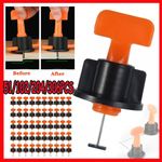 51/306pcs Tile Leveling System Kit Reusable Tile Spacer Wall Floor Clips Tool UK