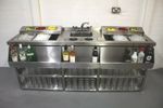 2 Metre Double Cocktail Bar Unit With Twin Ice Well And Shared Bar Sink