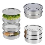 Stainless steel germination kit, stackable cart with 8.5 inch tray