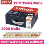 Timco PPN35 Twist Gun Nails - Paslode Type NEXT DAY