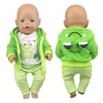 Reborn Baby Doll Clothes for 43cm 17" – Cute Animal & Simple Outfit Set