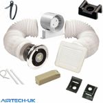  Model Shower Bathroom Fan Light Kit 100mm 4" Timer Transformer
